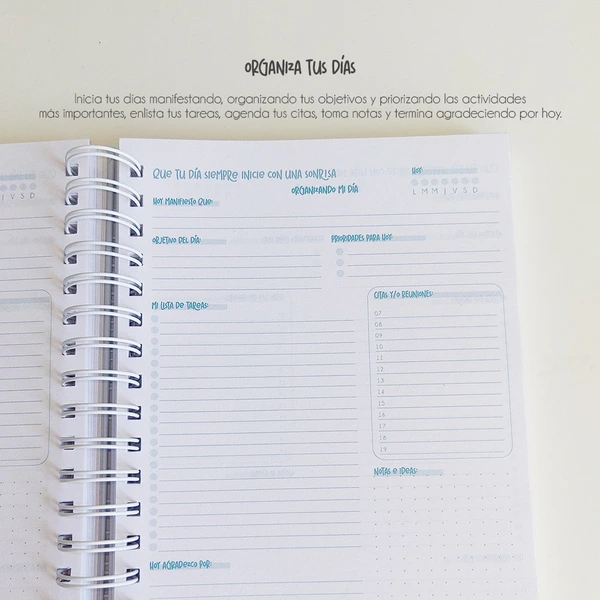 Planner diario Estoy creando la vida que amo