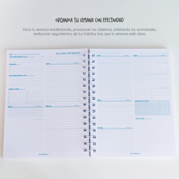 Planner semanal Estoy hecha para brillar